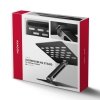 AXAGON STND-LQB Podstawka do laptopów aluminiowa 10-17,3 cala regulowane kąty nachylenia, Czarna